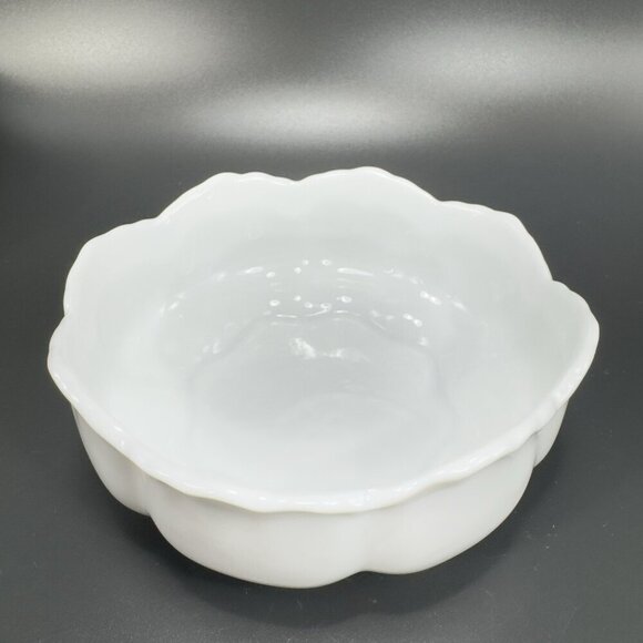 Vintage Maryland China Japan Pitcher White Porcelain Rose Bowl Dish Flower Shape - Picture 9 of 11